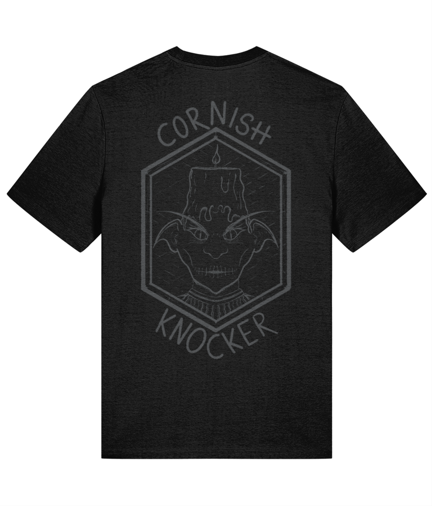 Cornish Knocker - Medium Fit Black T-Shirt