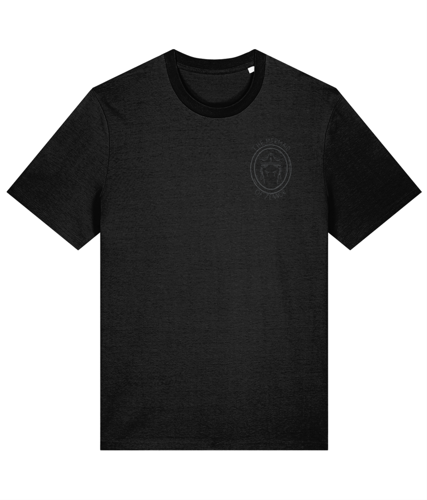 The Mermaid of Zennor - Medium Fit Black T-Shirt